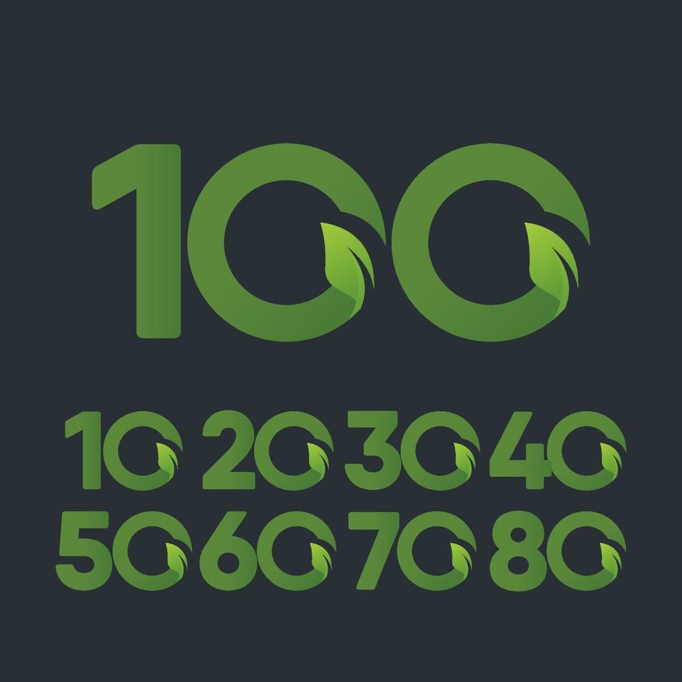 100 Years Anniversary Celebration Number Vector Template Design Illustration Logo Icon