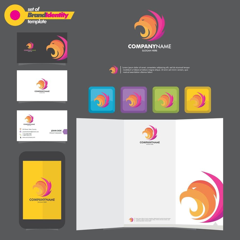 Bird logo design vector