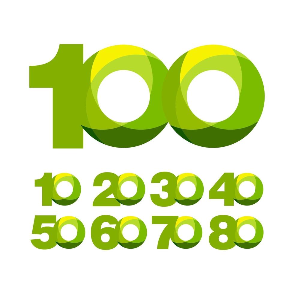100 Years Anniversary Vector Template Design Illustration