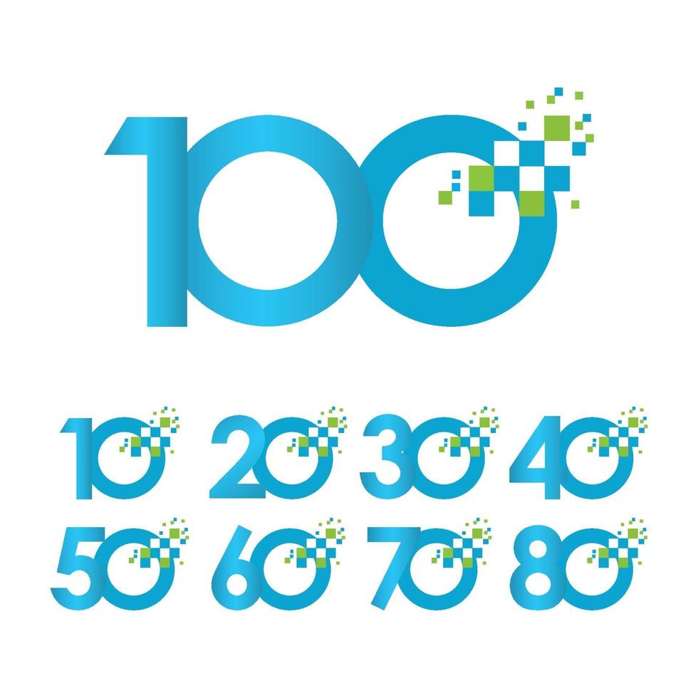 100 Years Anniversary Vector Template Design Illustration