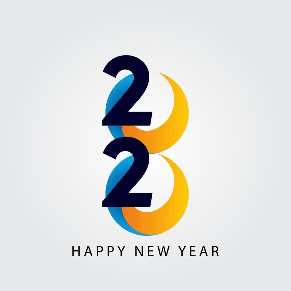 Happy New Year 2020 Celebration Vector Template Design Illustration