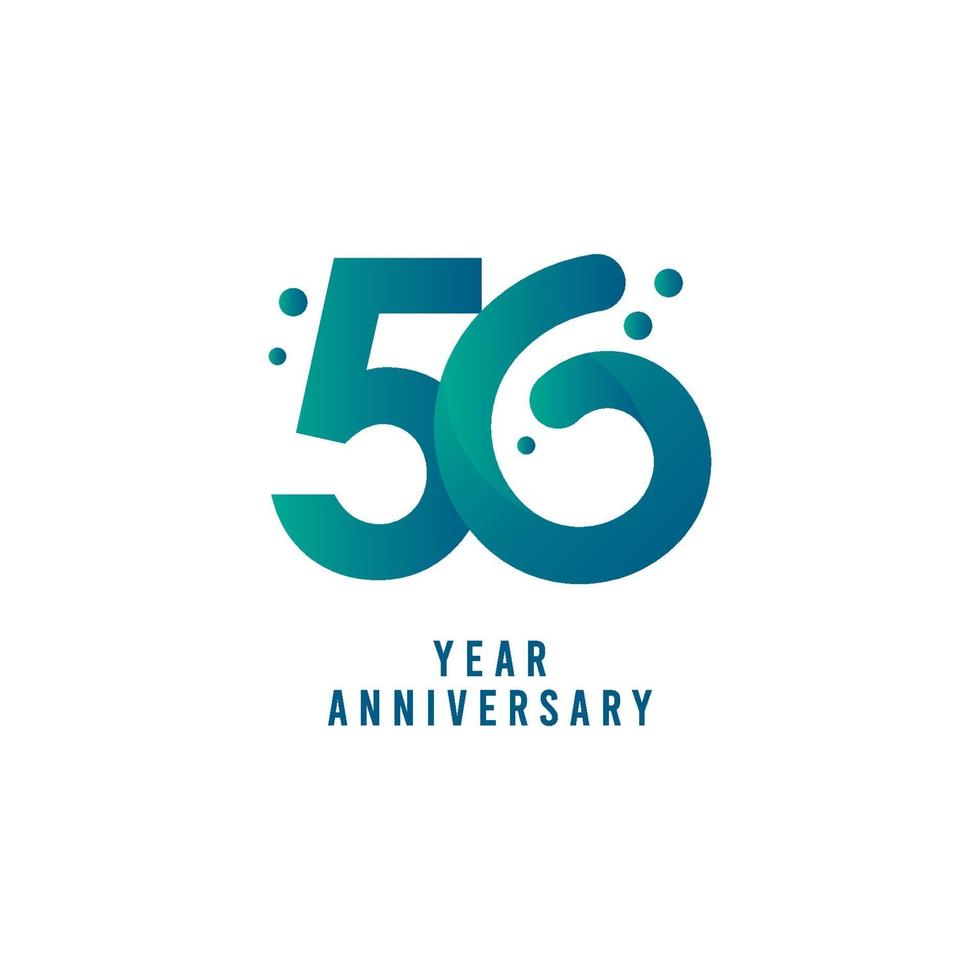 50 Years Anniversary Vector Template Design Illustration