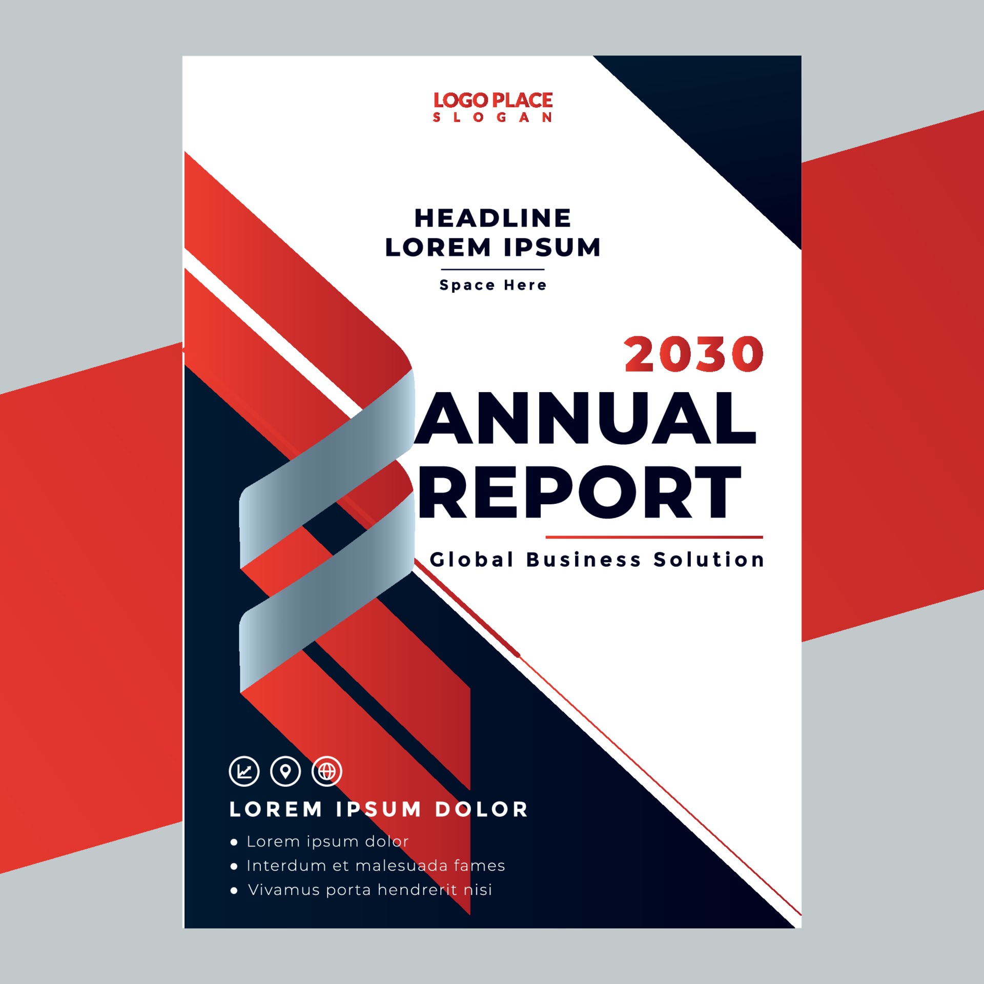  Microsoft Word Annual Report Cover Page Design Templates Free Download 