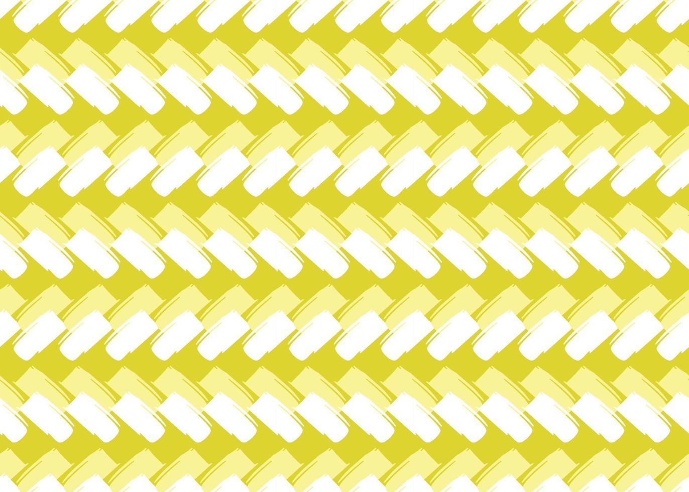 dibujado a mano, patrón transparente de color amarillo, blanco vector