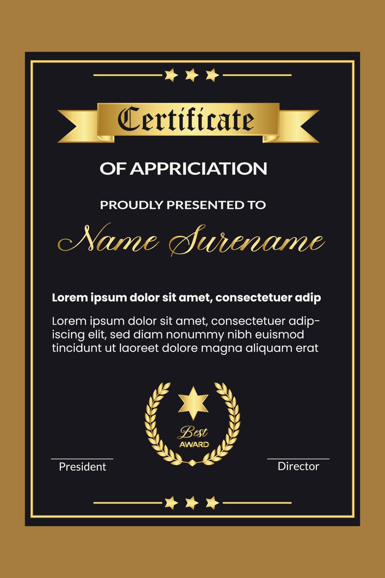 Employee Of The Year Award Certificate Template | Hot Sex Picture