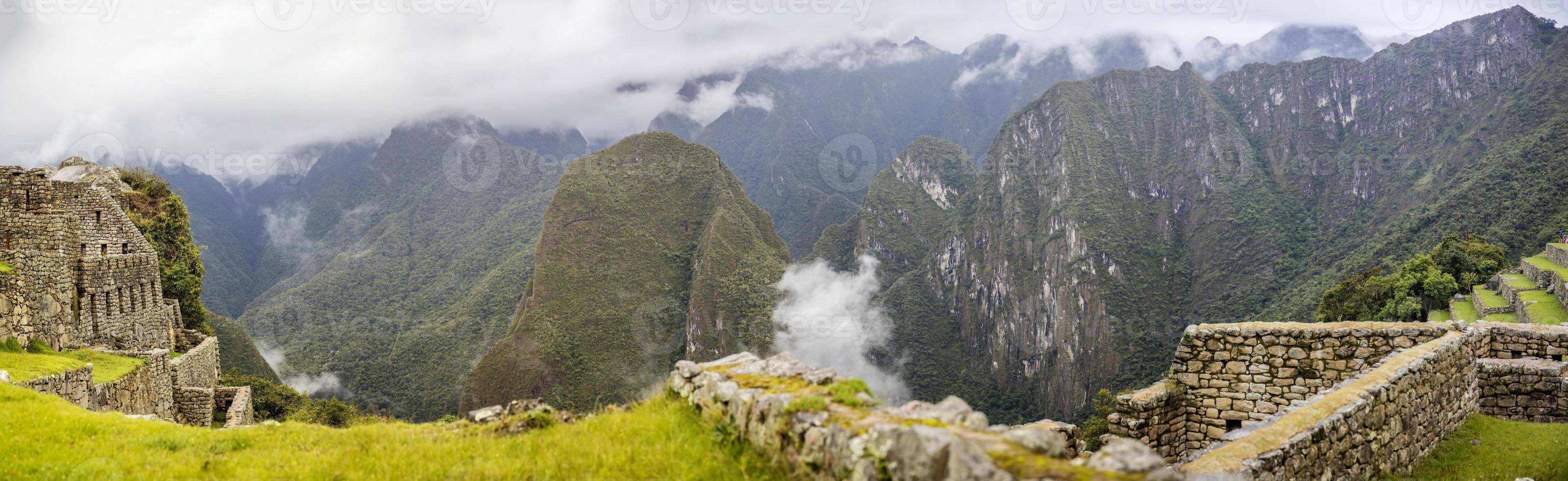 ruinas de machu picchu en perú foto