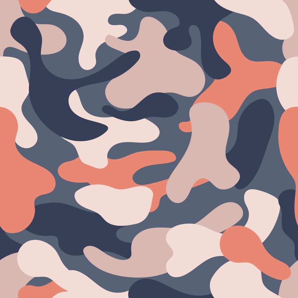 Fondo de camuflaje. camuflaje abstracto. Fondo de patrón de camuflaje colorido. ilustración vectorial. vector