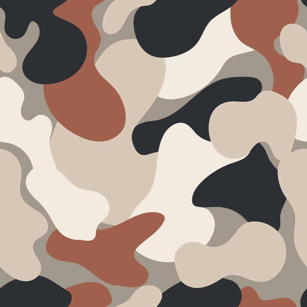 Fondo de camuflaje. camuflaje abstracto. Fondo de patrón de camuflaje colorido. ilustración vectorial. vector