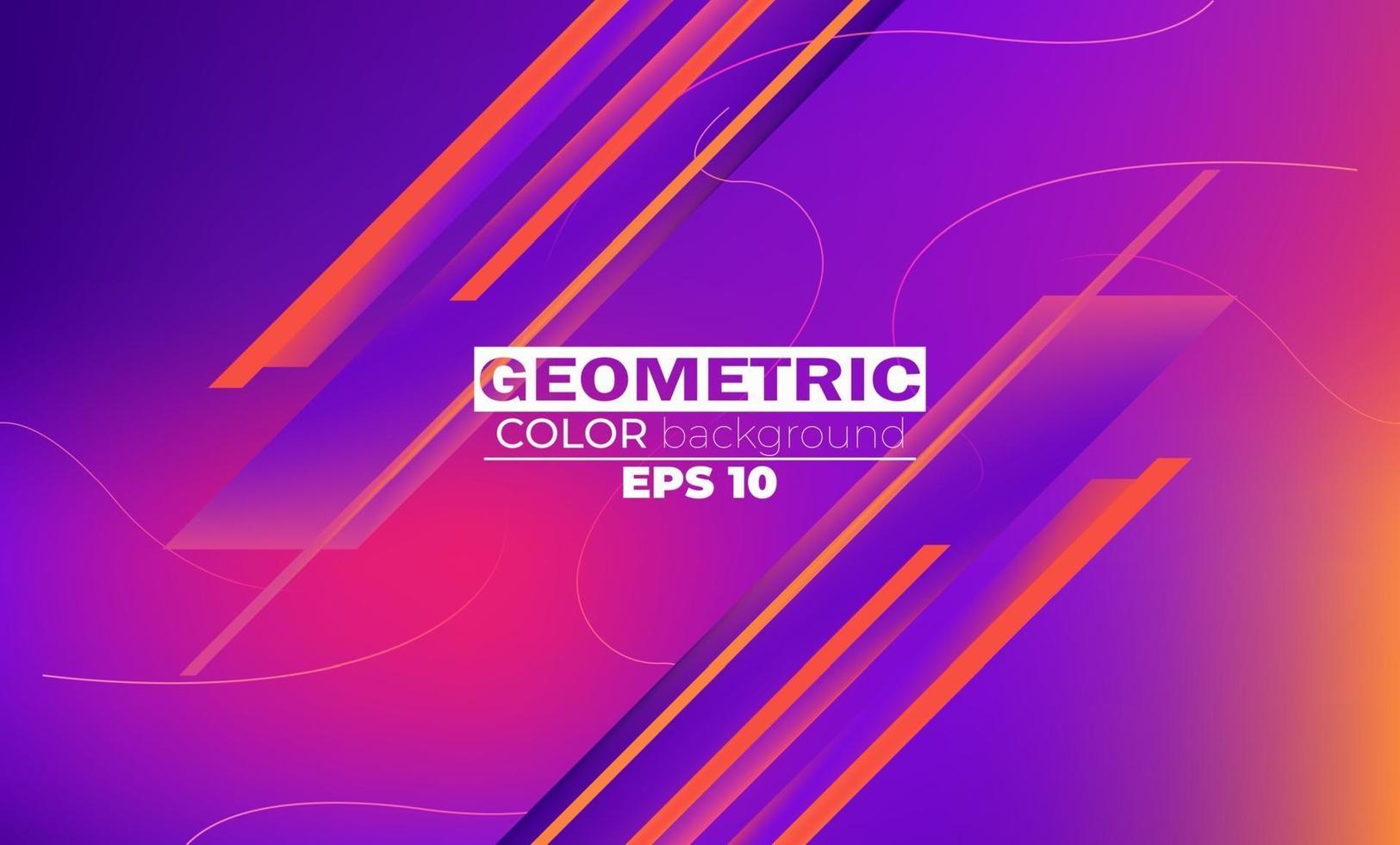 Geometric background with gradient motion shapes composition. Applicable for gift card, poster on wall poster template, landing page, ui, ux, cover book, banner, social media post vector