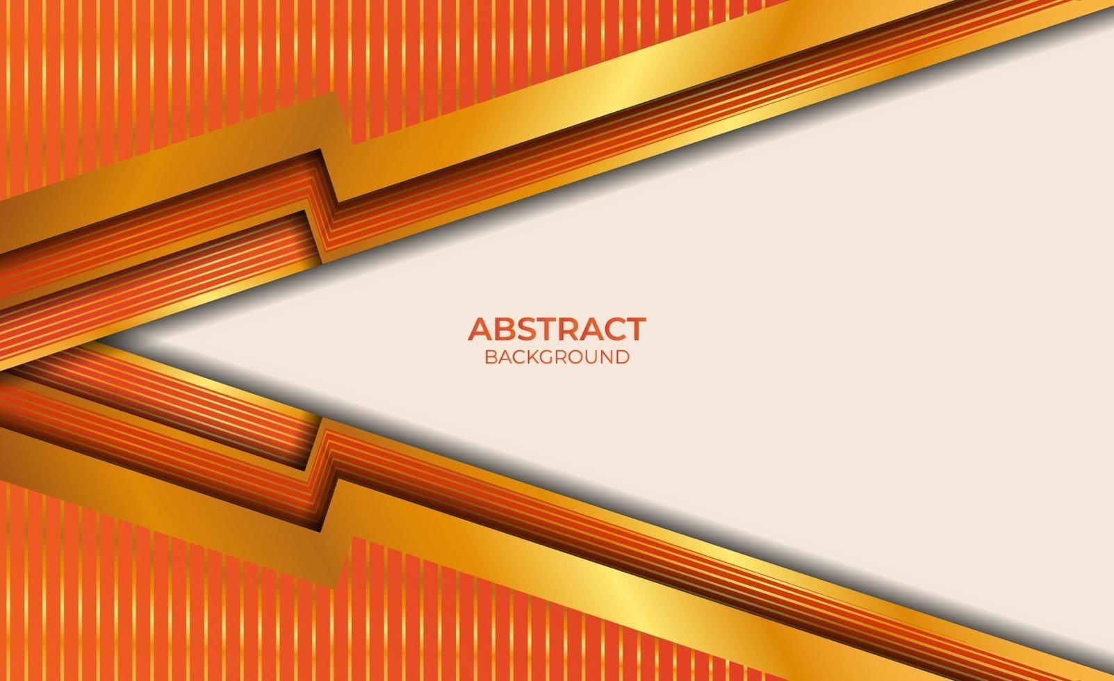 Abstract Orange And Gold Background vector