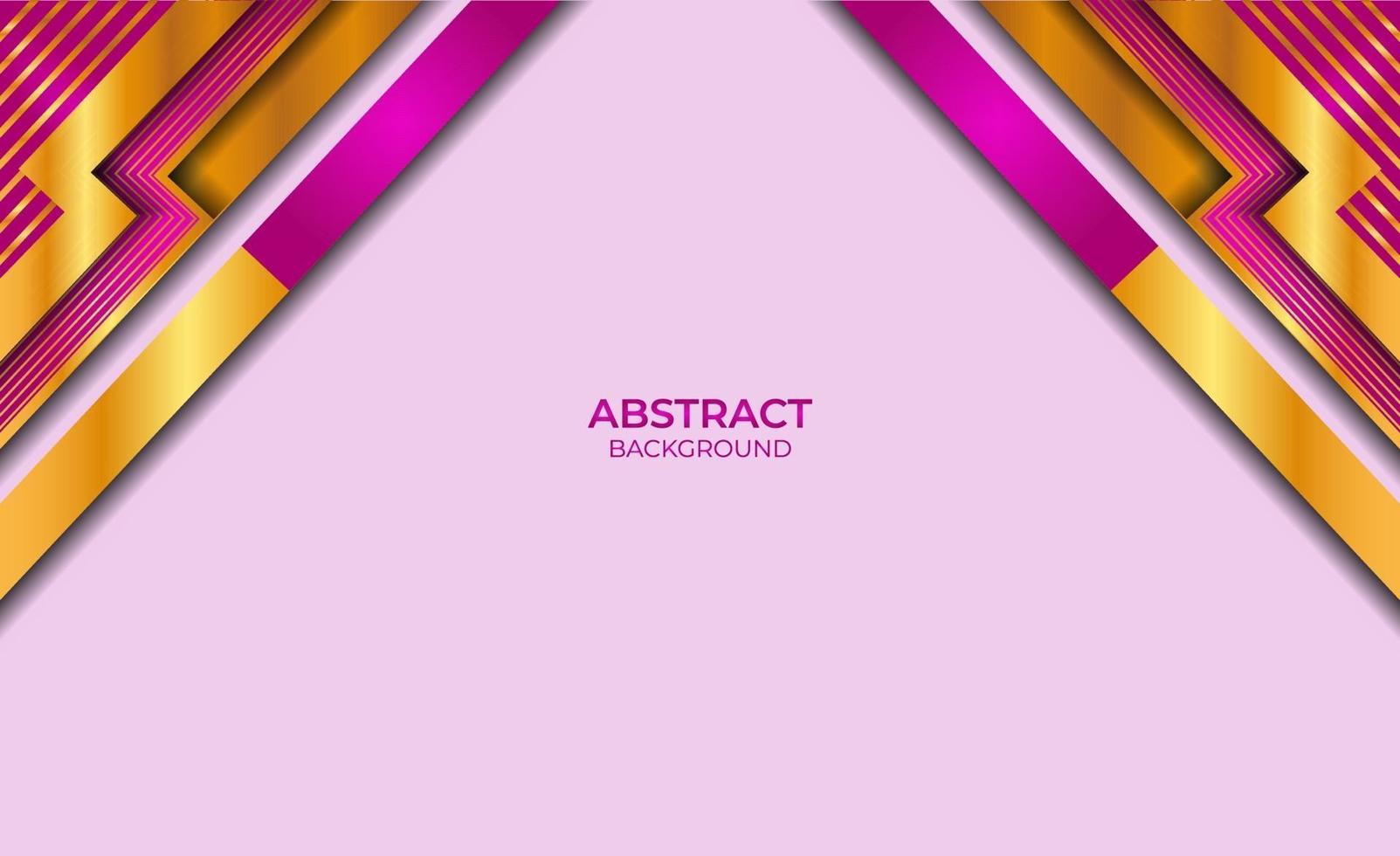 Modern Abstract Gold And Purple Design vector