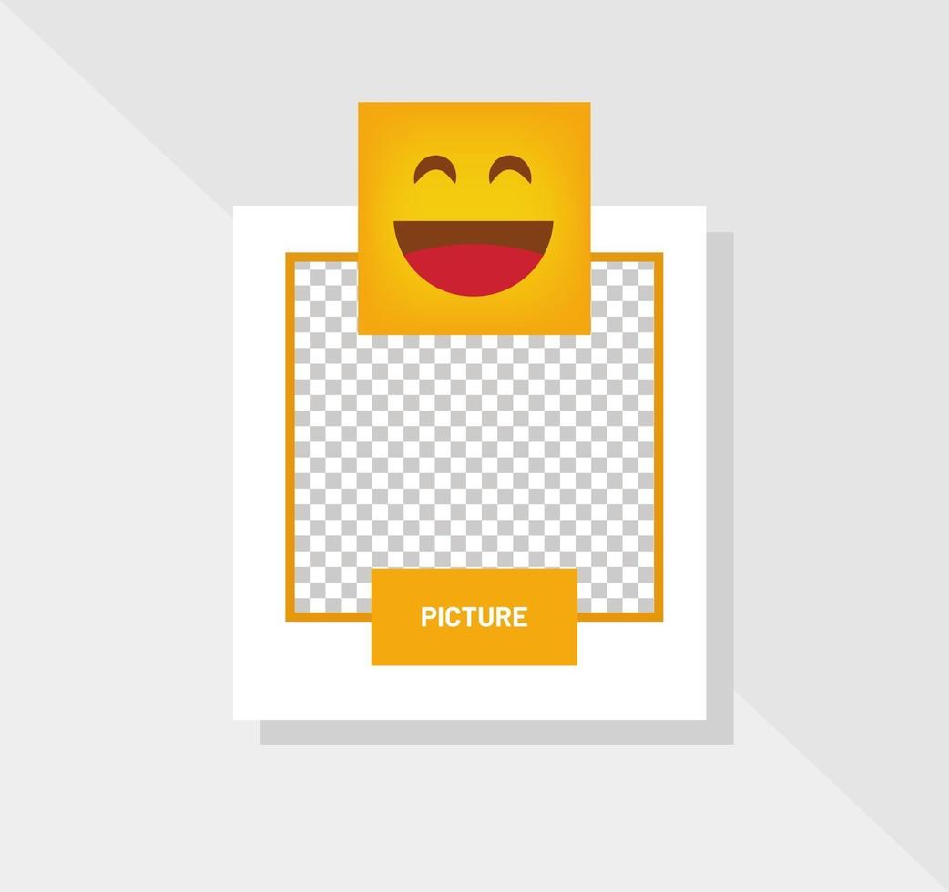 Emoticon Drool Reaction Greeting Card Vector