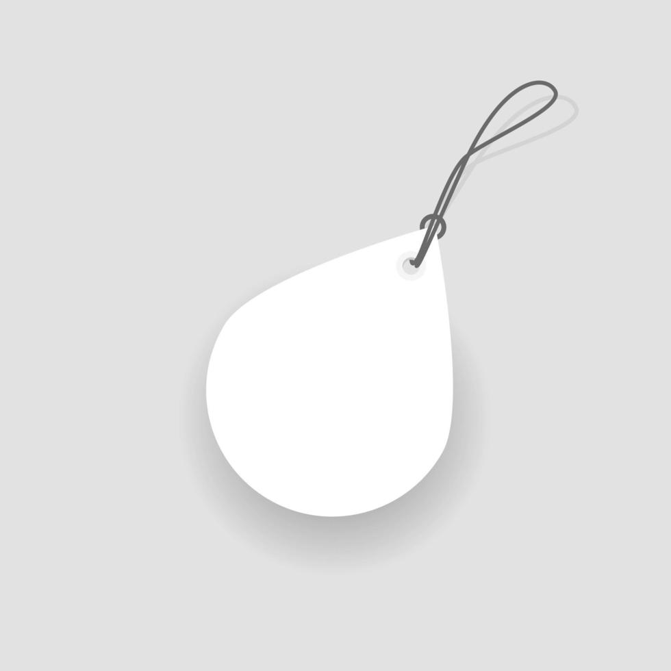 Blank Sale Discount Tag Label Vector