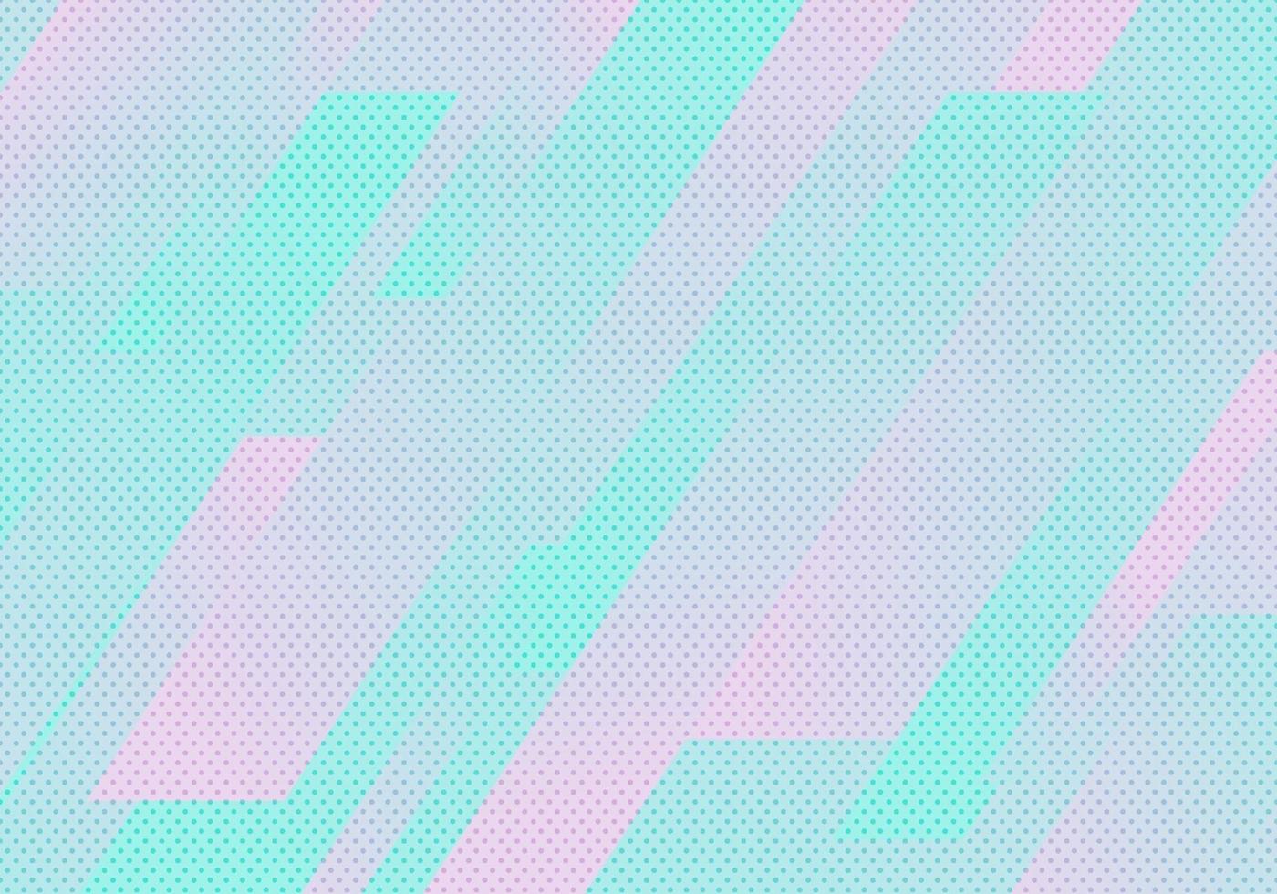 Abstract background blue and pink diagonal geometric stripes pattern with polka dot texture vector