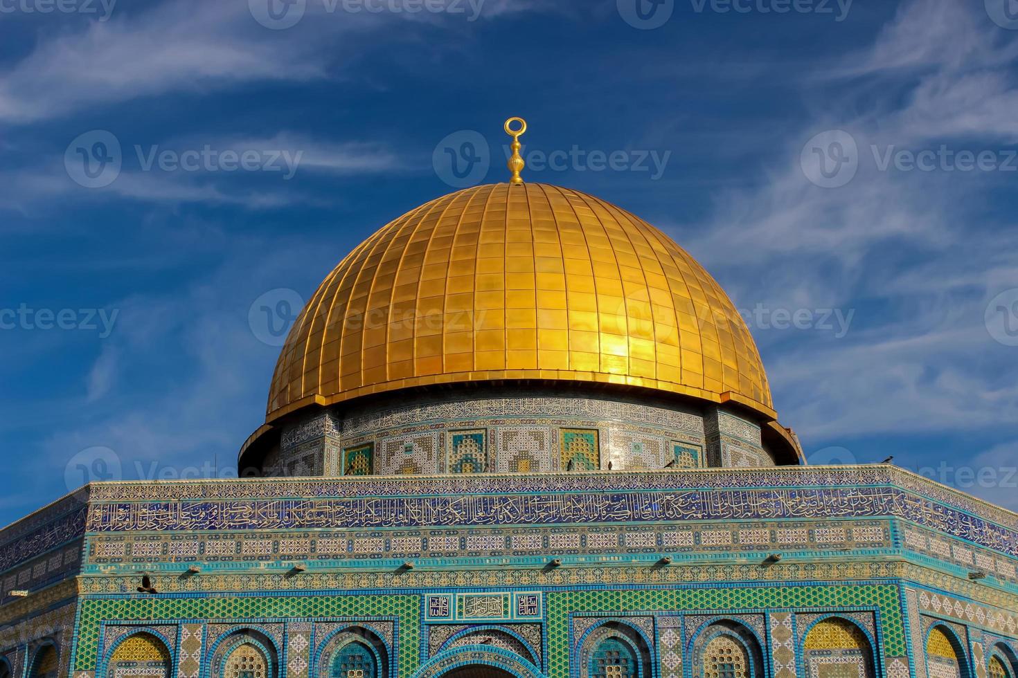 cúpula de la roca en jerusalén foto