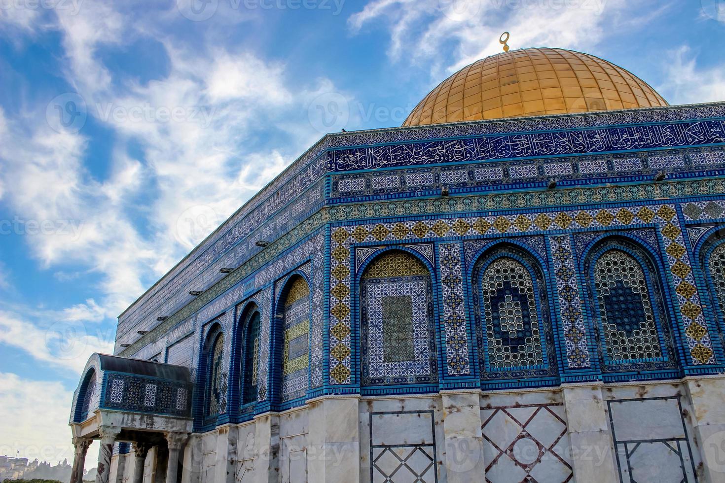 cúpula de la roca en jerusalén foto