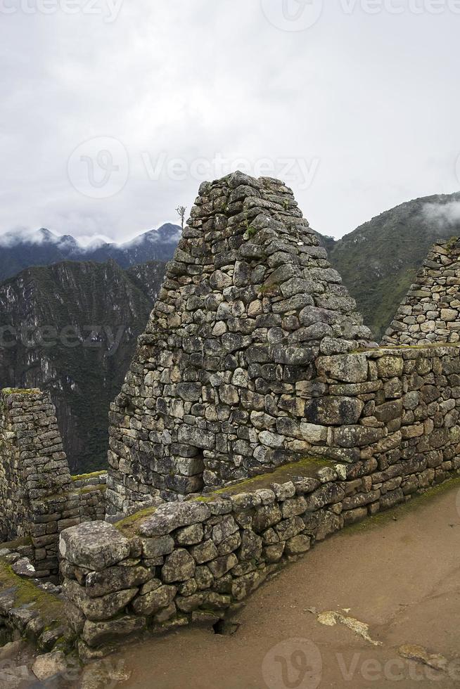 Machu Picchu ruins in Peru photo