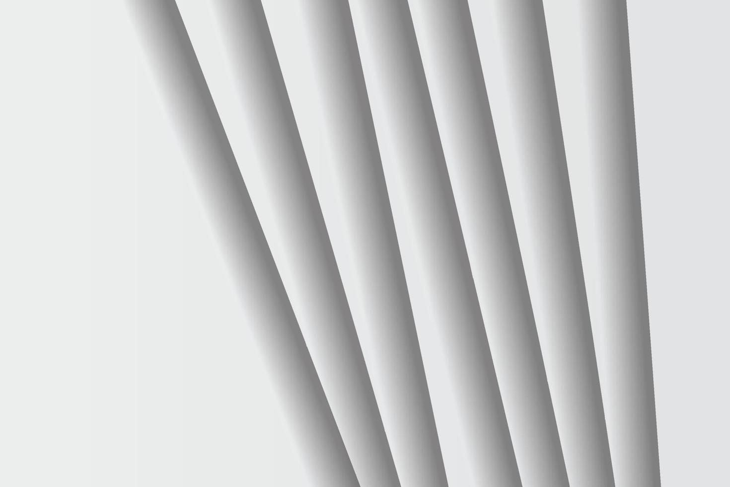 White geometric background. Composition of fluid geometric shapes. vector
