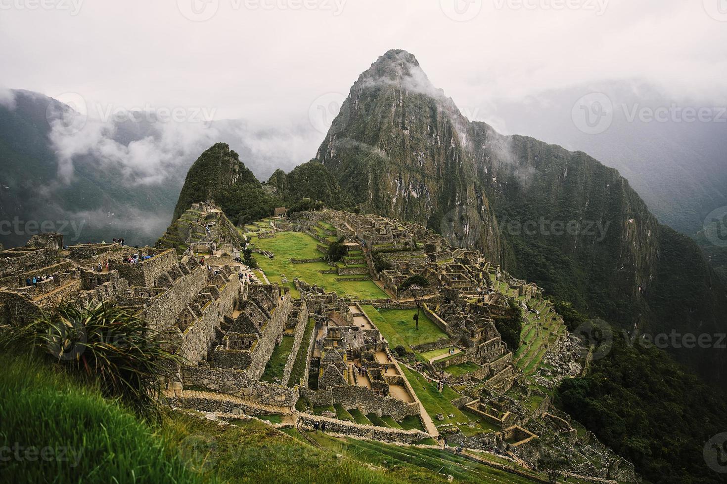 ruinas de machu picchu en perú foto