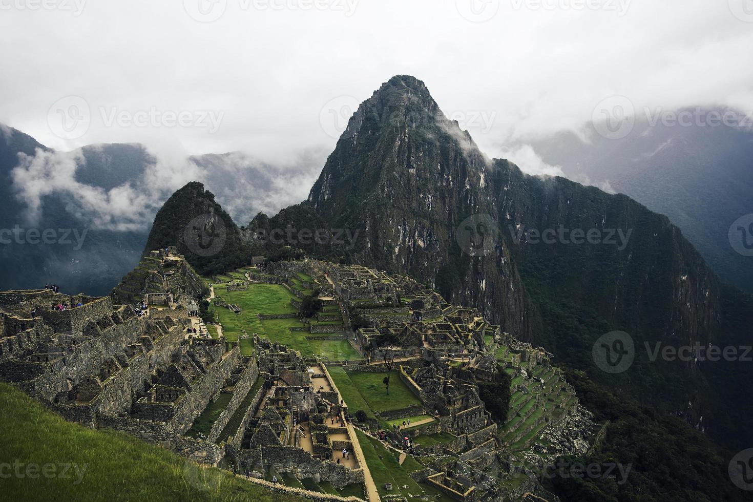 Machu Picchu ruins in Peru photo