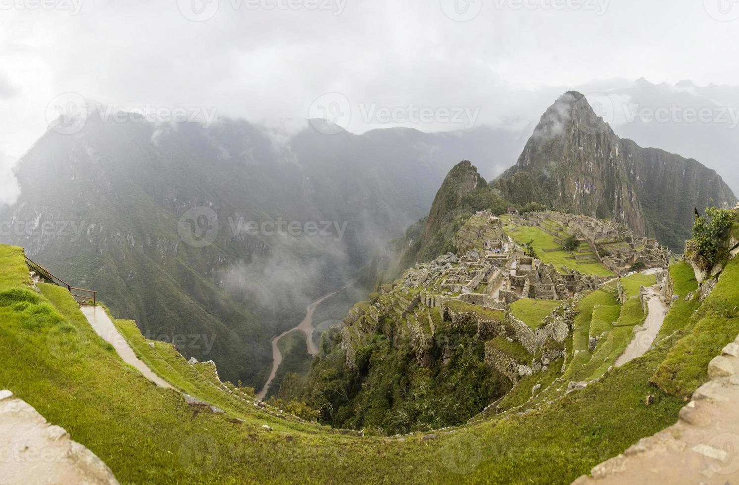 Machu Picchu ruins in Peru photo