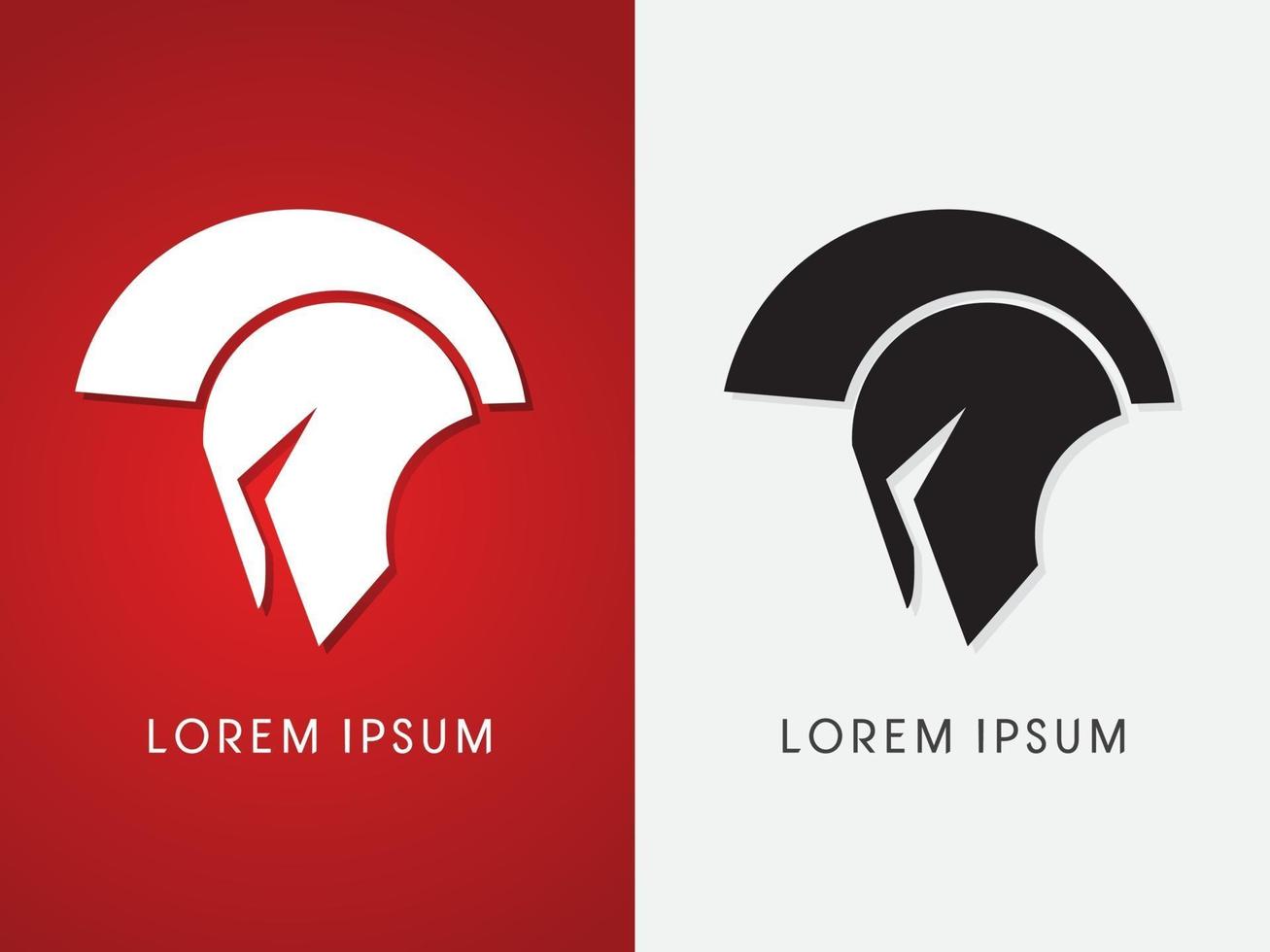 Roman Warrior or Spartan Head vector