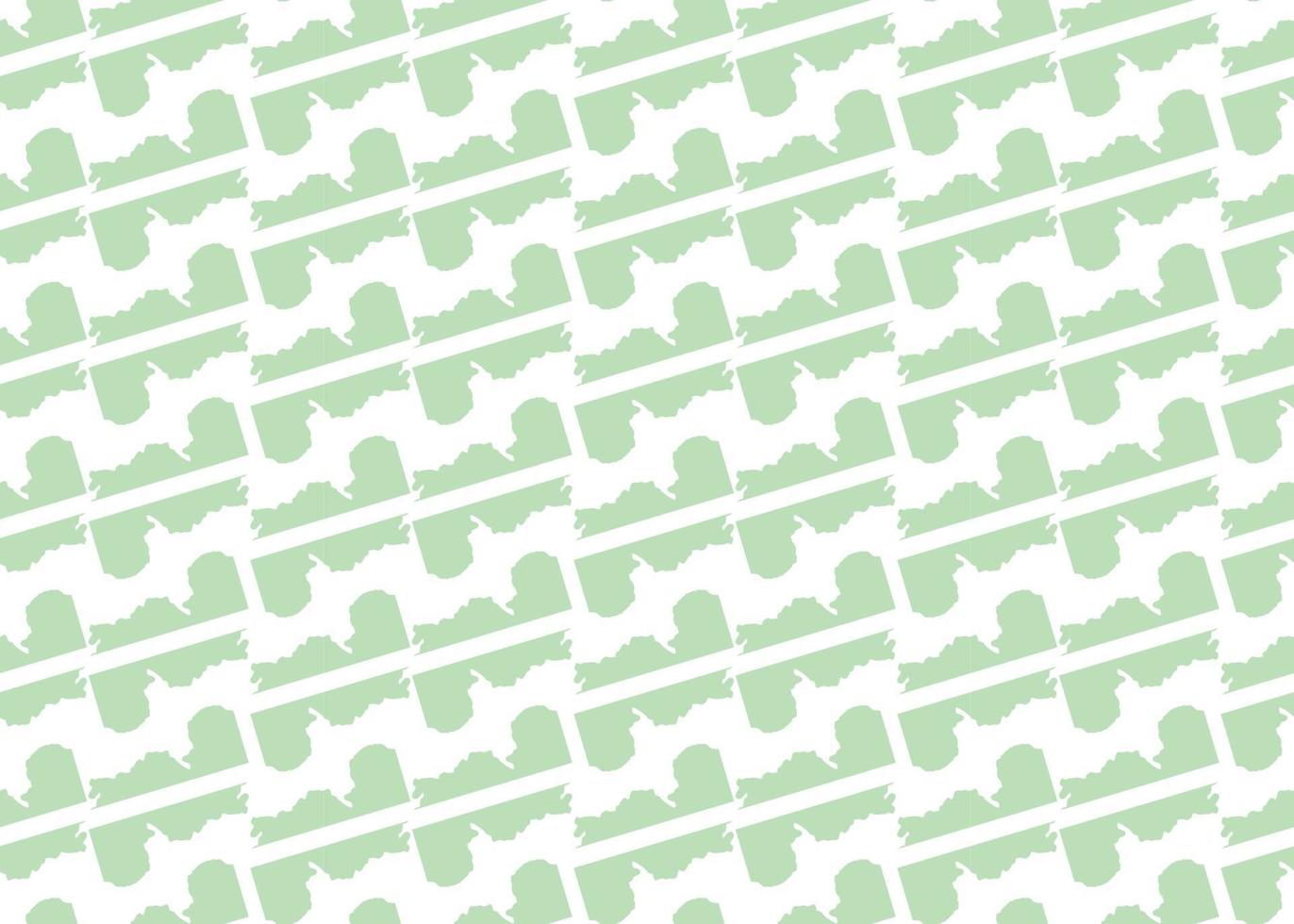 Hand drawn, green, white color seamless pattern vector