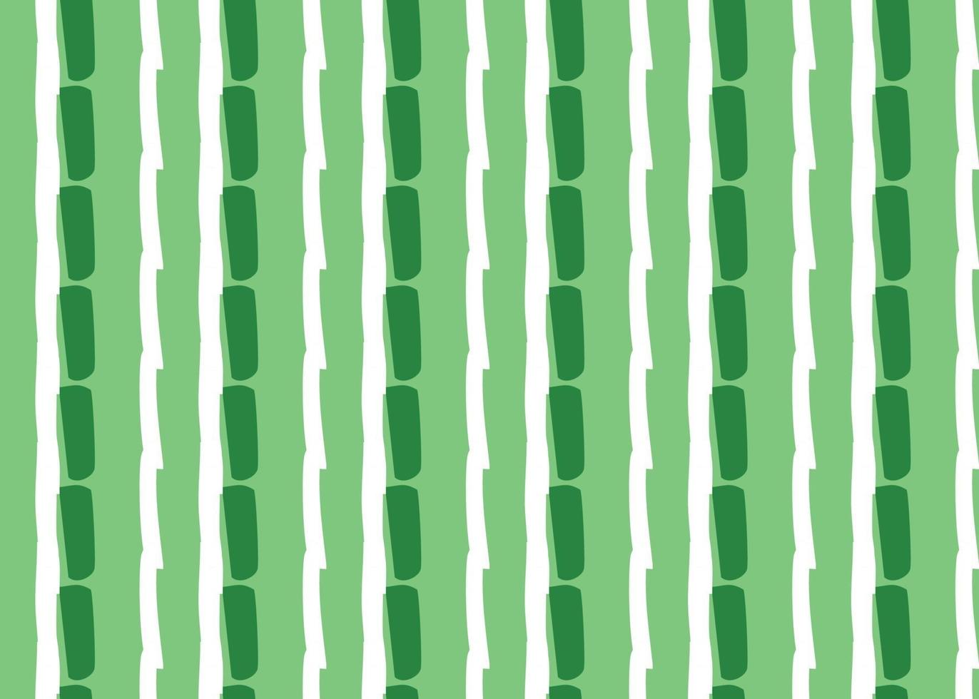 Hand drawn, green, white colors. vector
