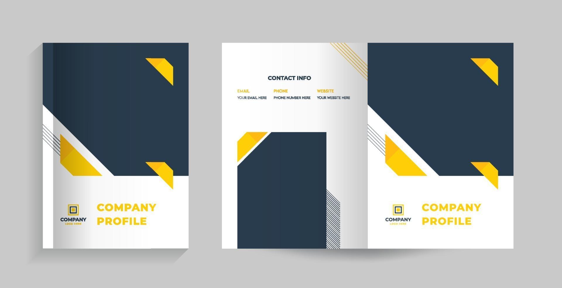 template-layout-design-with-cover-page-2125994-vector-art-at-vecteezy