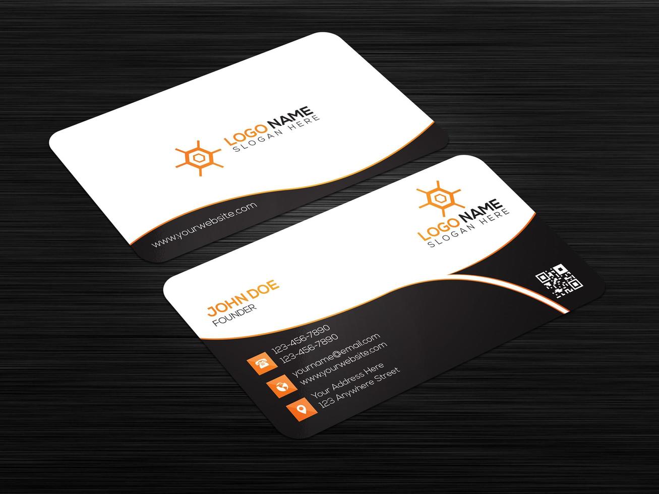 Business Card Design vector