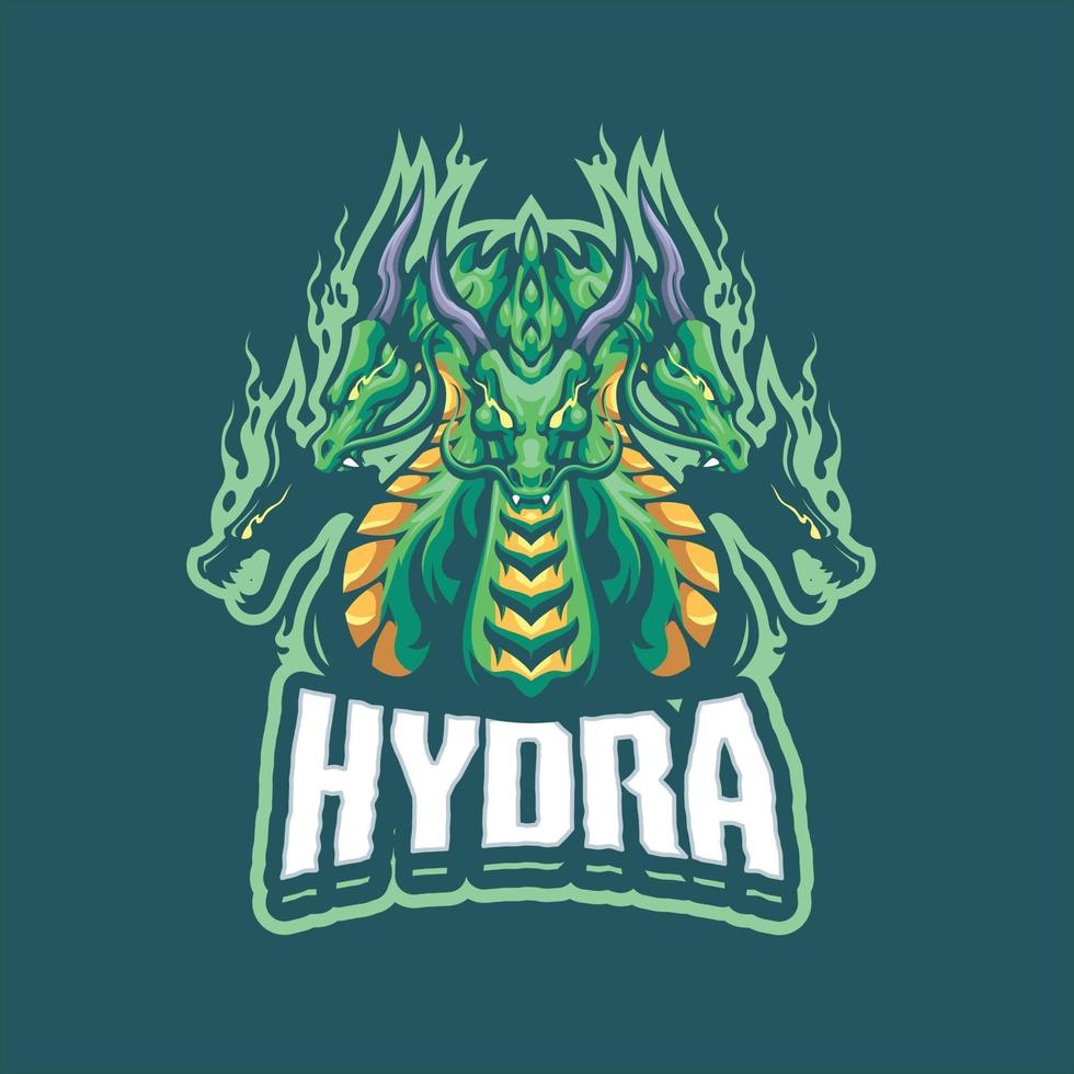 personaje de la mascota de Hydra vector