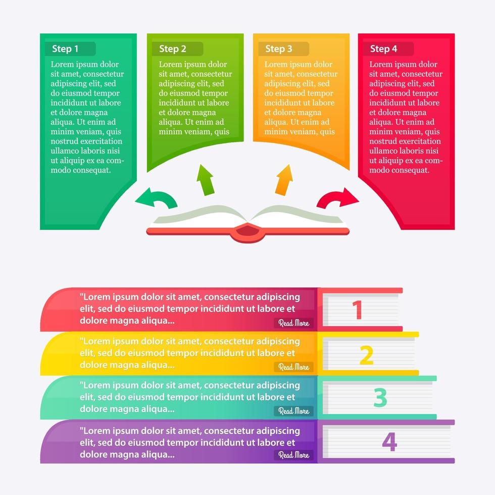 Inforgraphic Elements, Business Process template vector