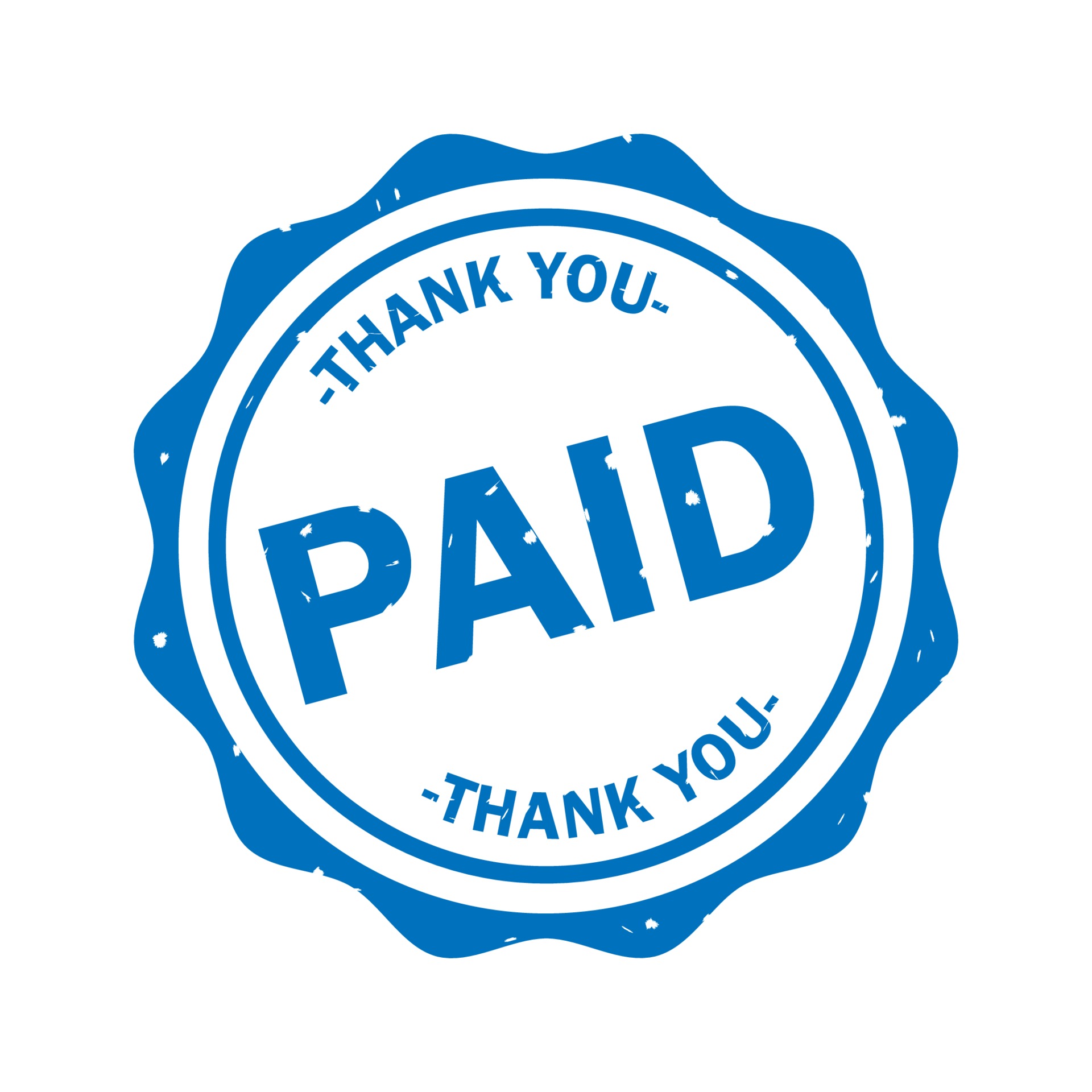 Paid stamp gif