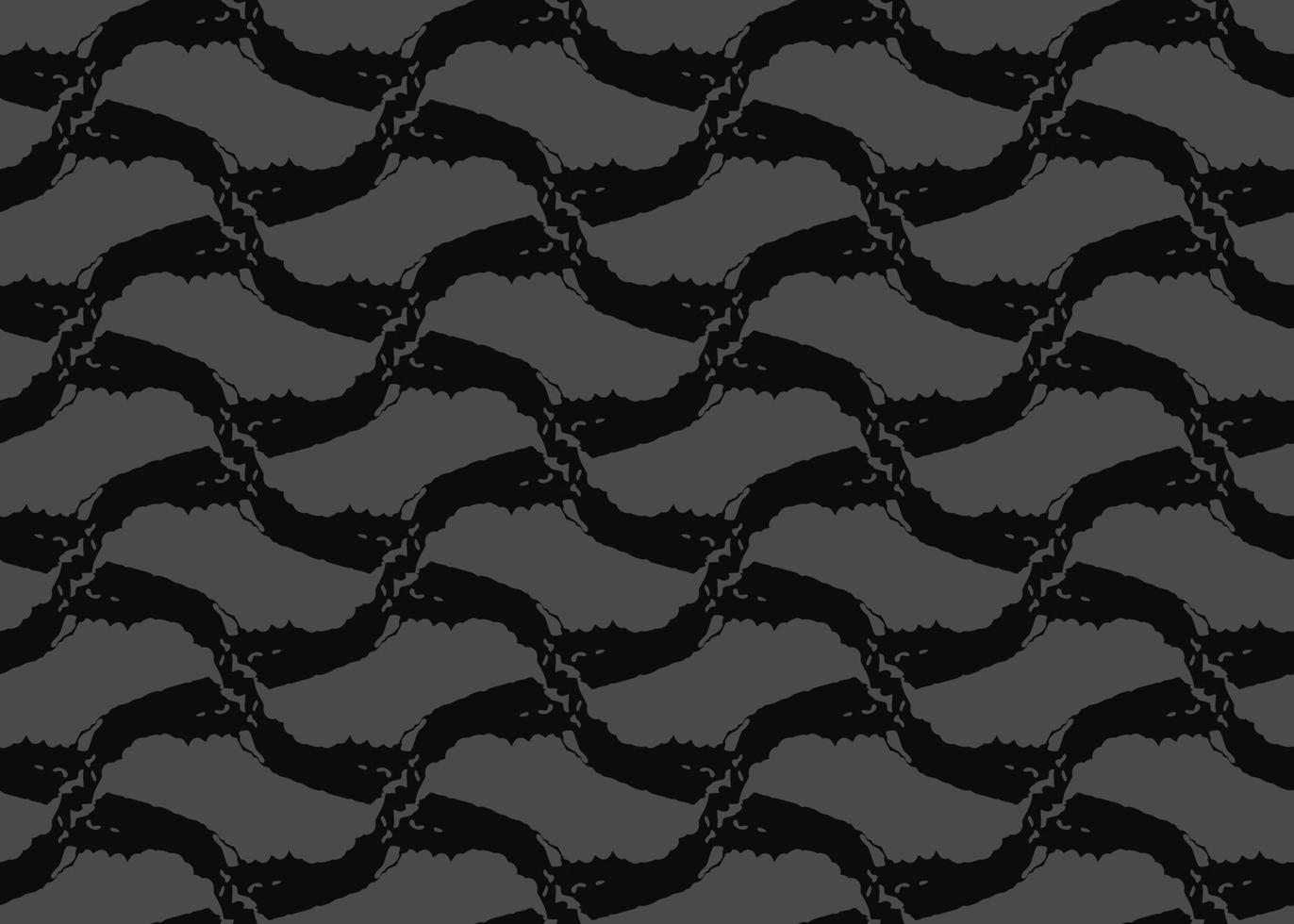 Hand drawn, grey, black colors seamless pattern vector