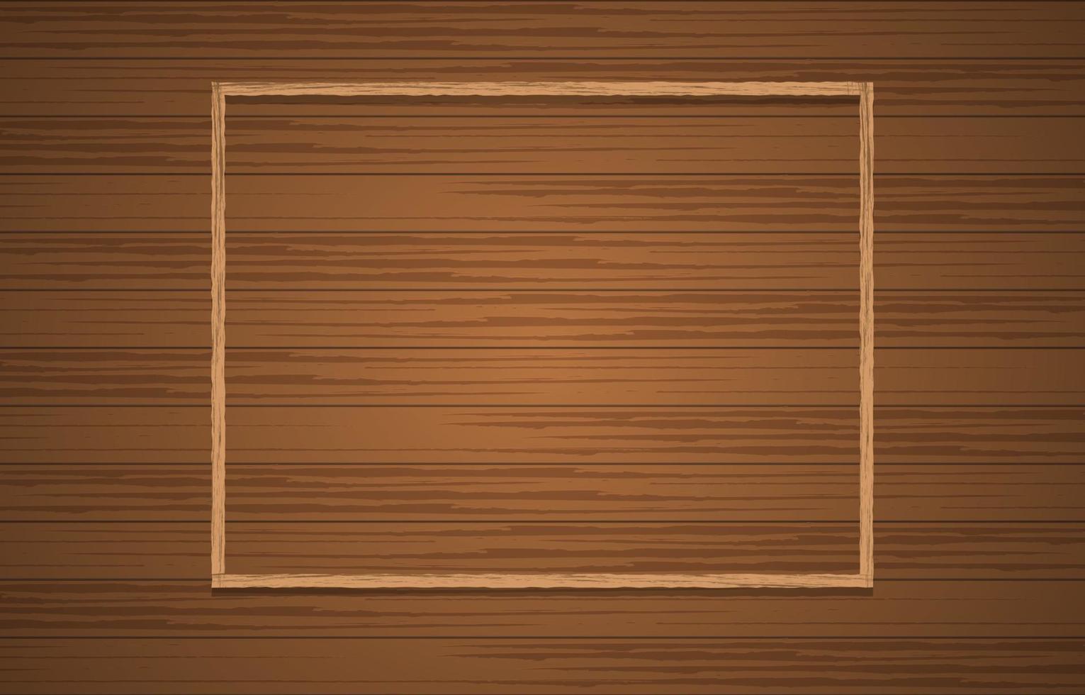 Minimalist Brown Wooden Background vector