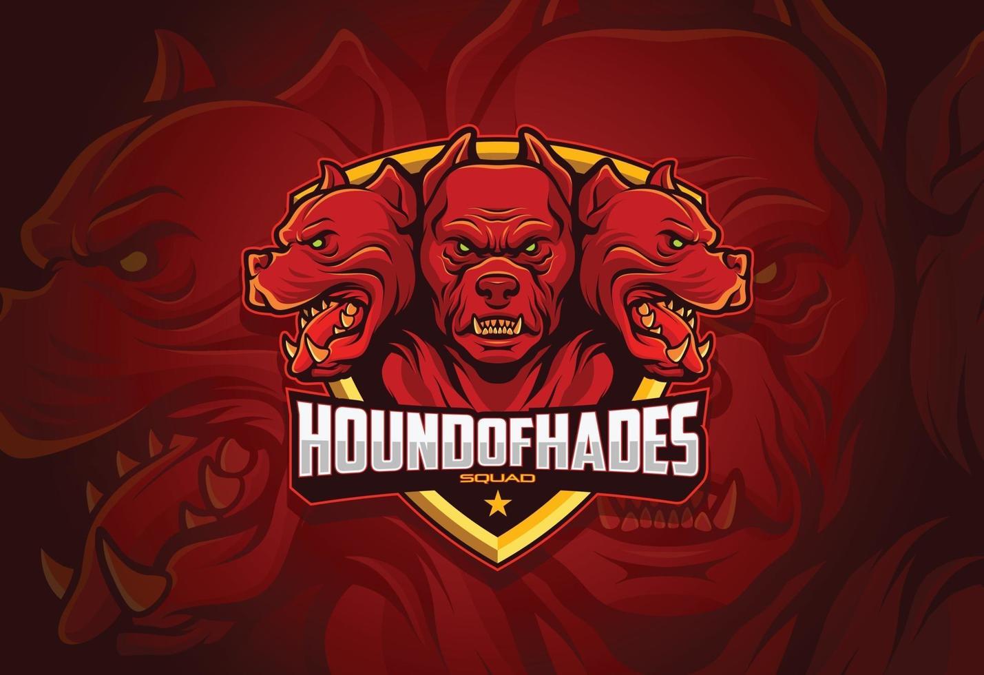 Cerberus Esports logo design for your squad vector
