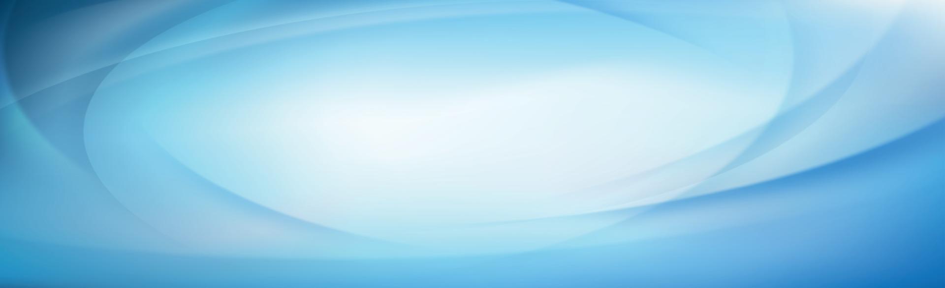 White curved line with blue shades on a white background vector
