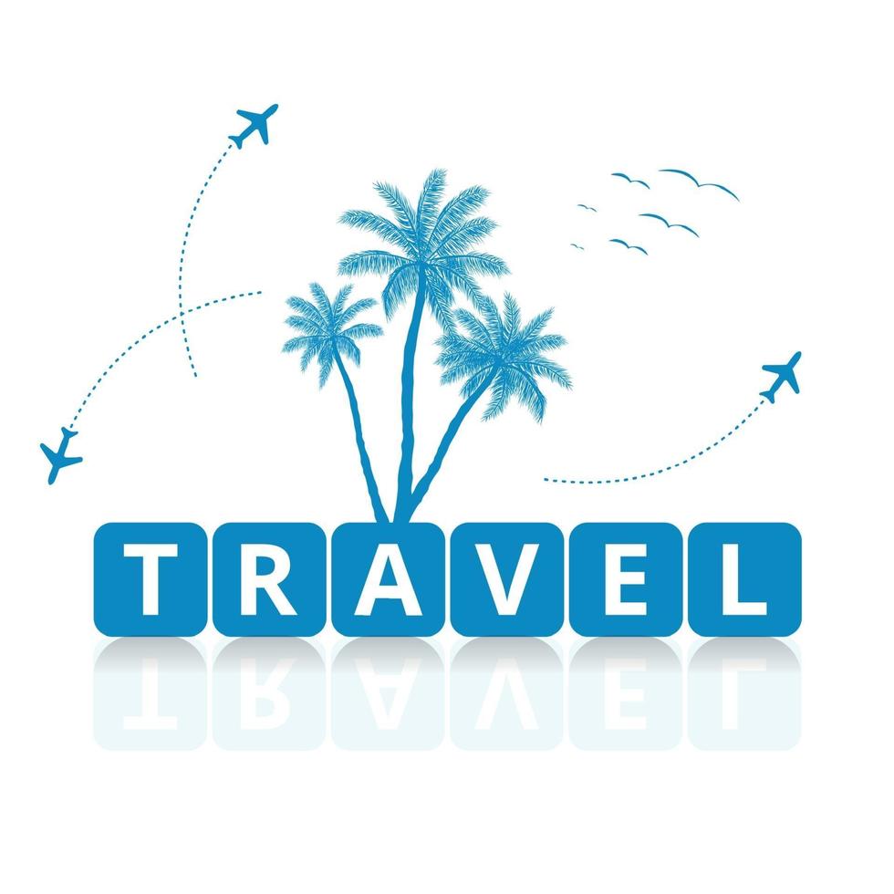 Temporada mundial de viajes y turismo - vector de concepto