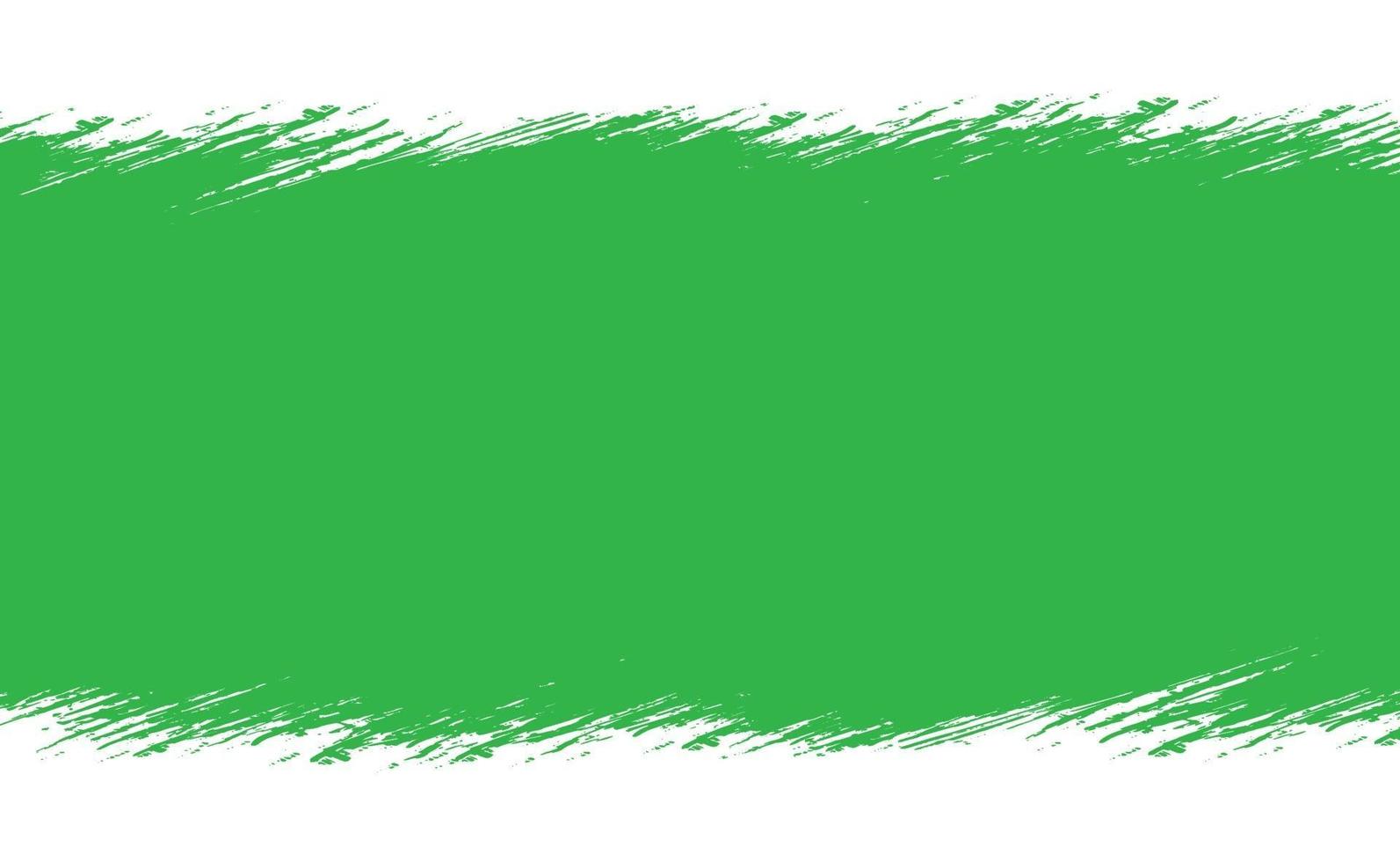 Smear of green paint on a white panoramic background - Vector