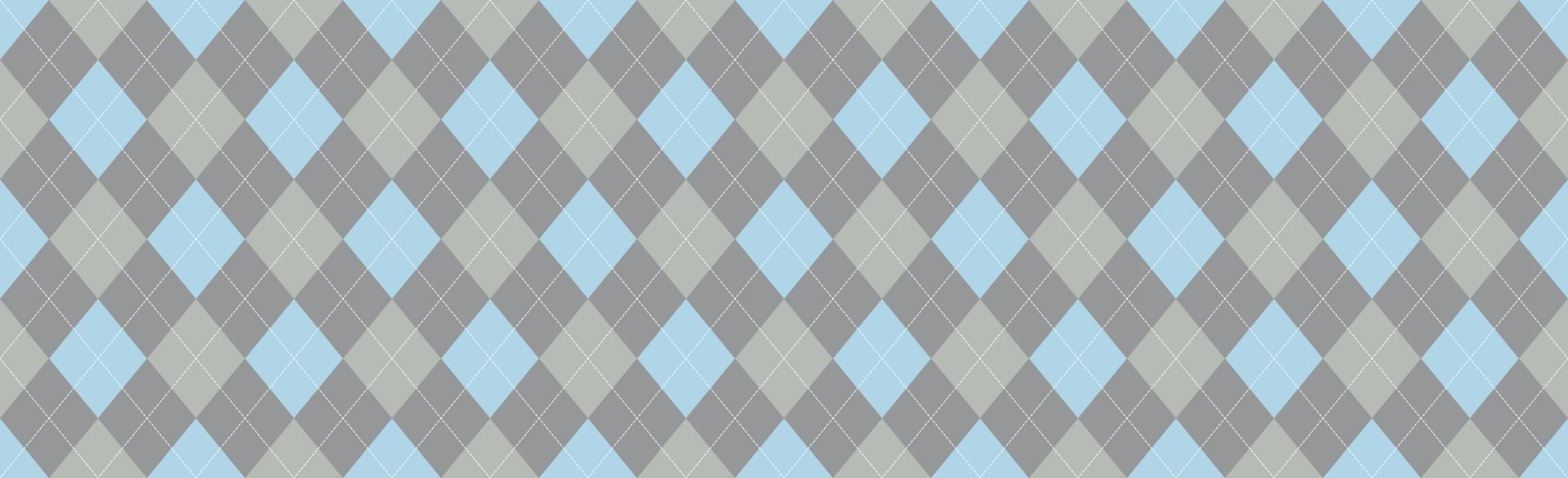 Seamless plaid tartan scotland texture with rhombuses - Vector