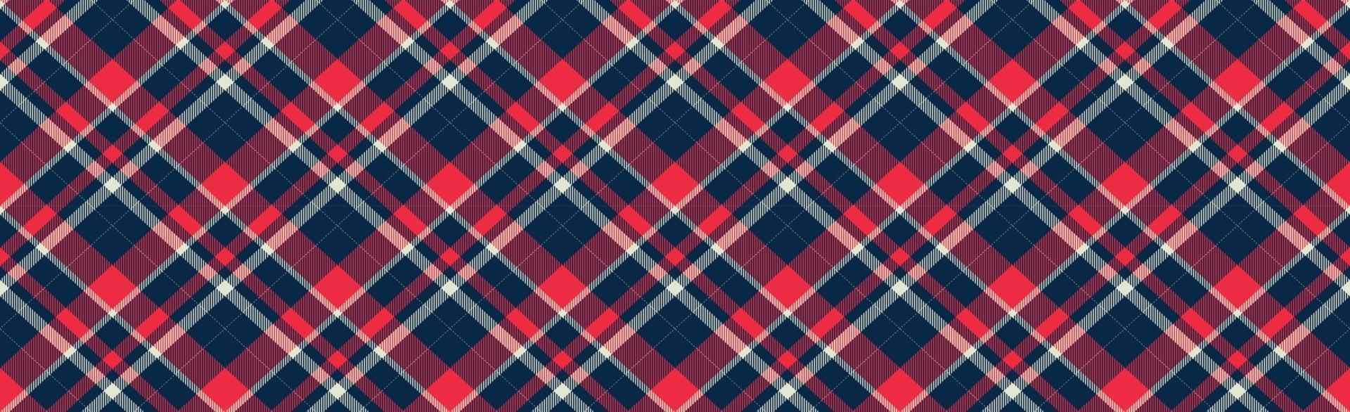 Seamless plaid tartan scotland texture with rhombuses - Vector