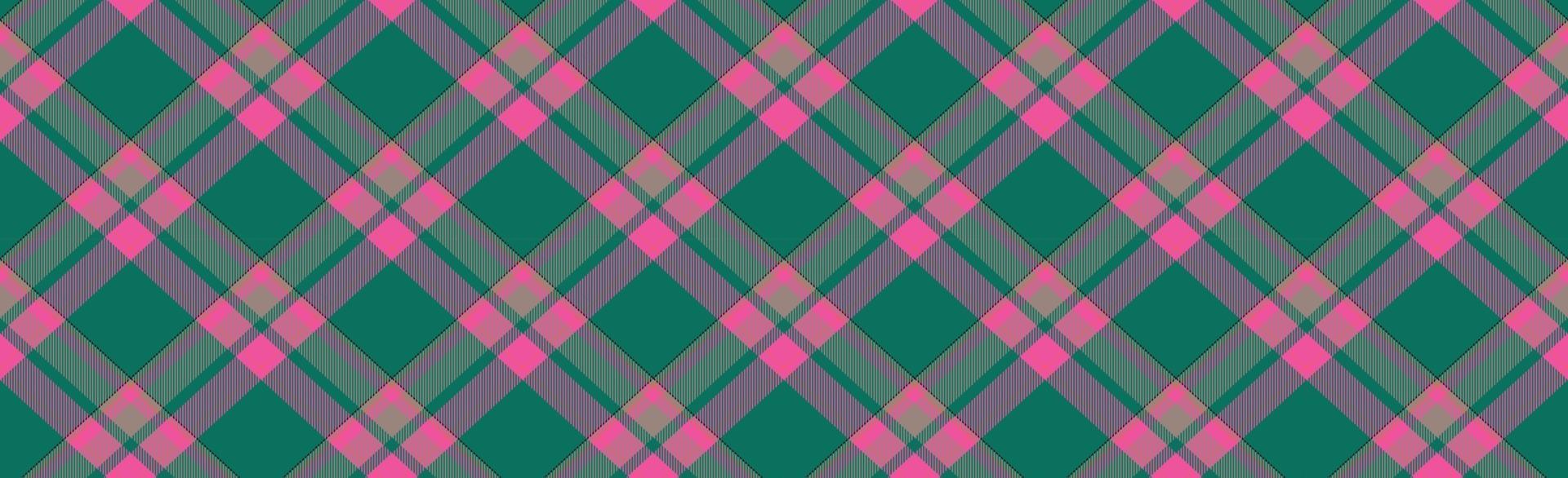 Seamless plaid tartan scotland texture with rhombuses - Vector