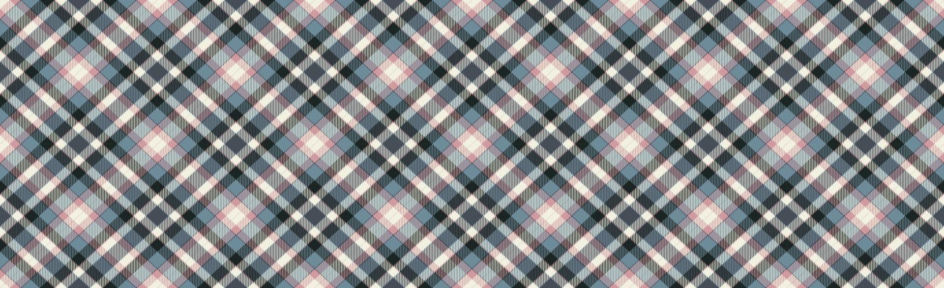 Seamless plaid tartan scotland texture with rhombuses - Vector