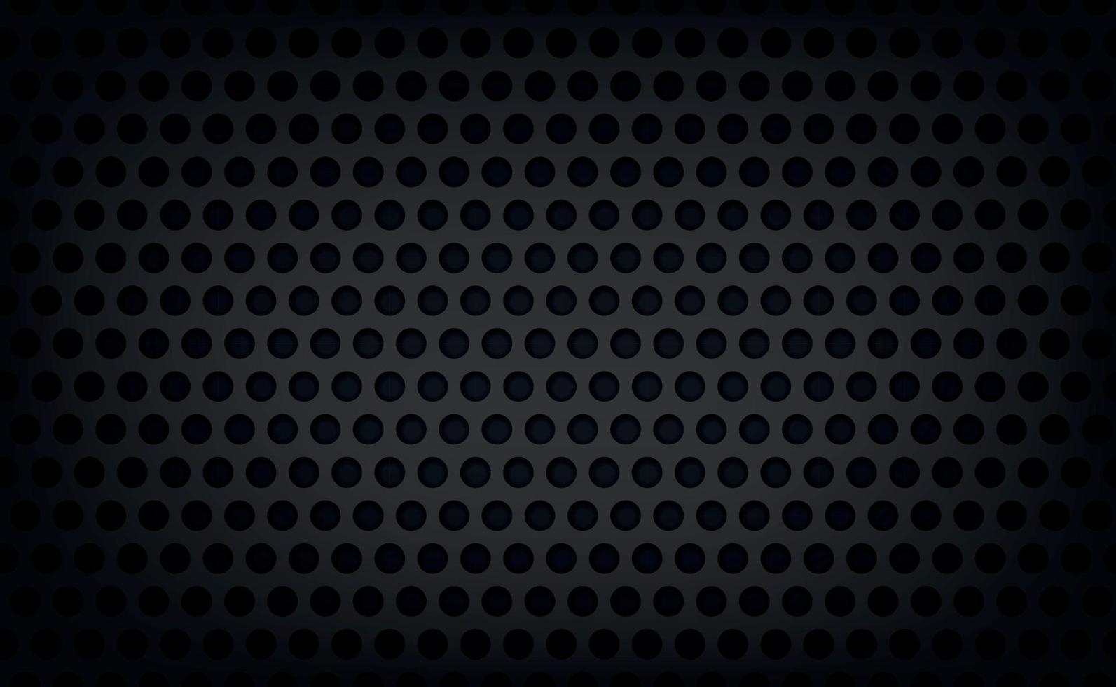 Material perforated metal dark background texture - Vector