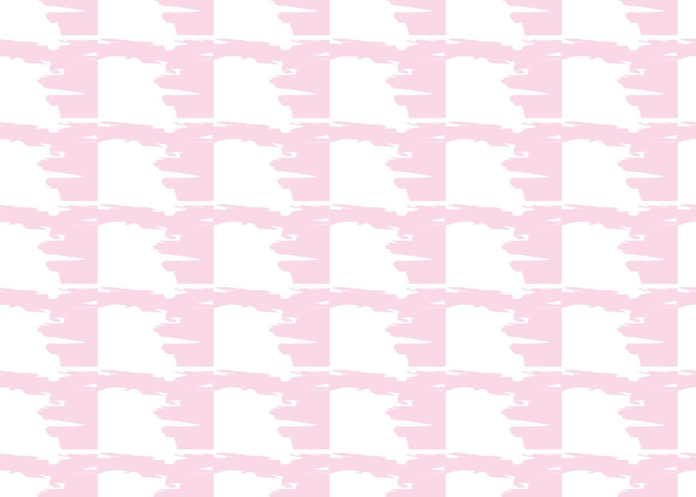 Hand drawn, pink, white color seamless pattern vector