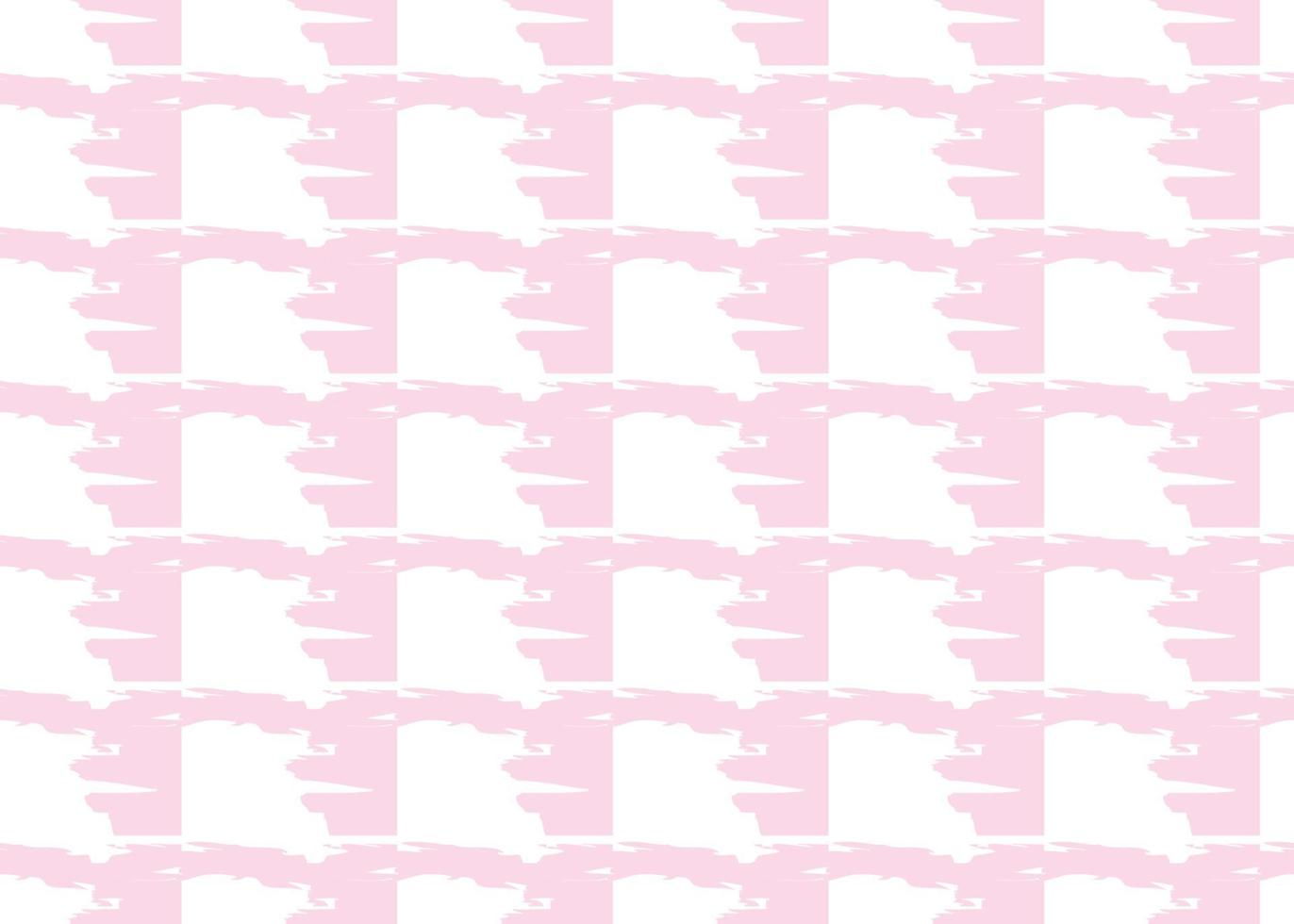 Hand drawn, pink, white color seamless pattern vector