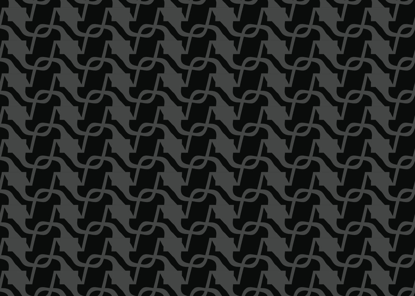 Hand drawn, grey, black lines seamless pattern vector