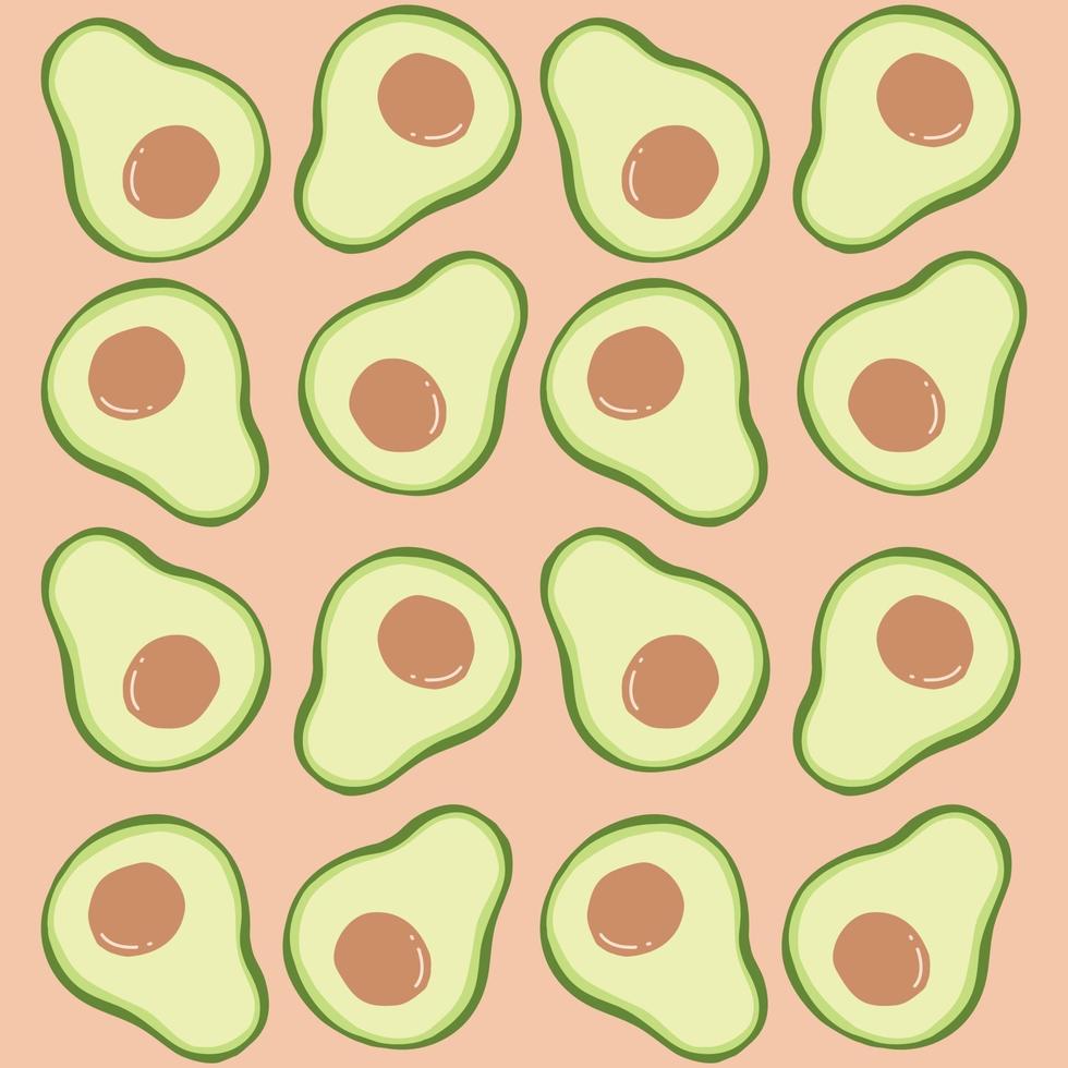 vector de fondo de aguacate