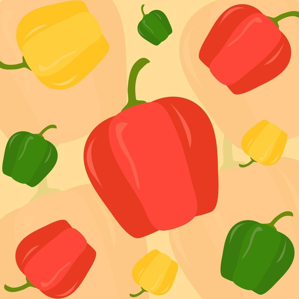 Paprika Pattern Vector