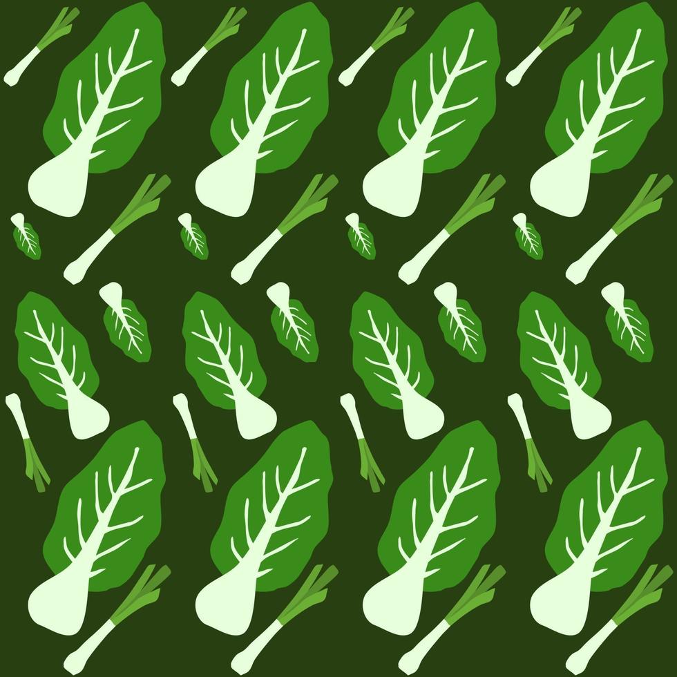 Vegetables Seamless Pattern vector